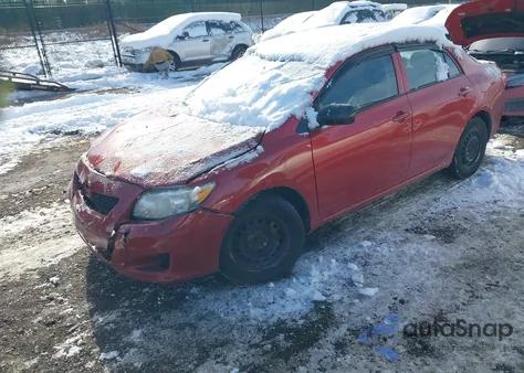 2010 Toyota Corolla Le z USA, uszkodzony, nr VIN 1NXBU4EE2AZ358005